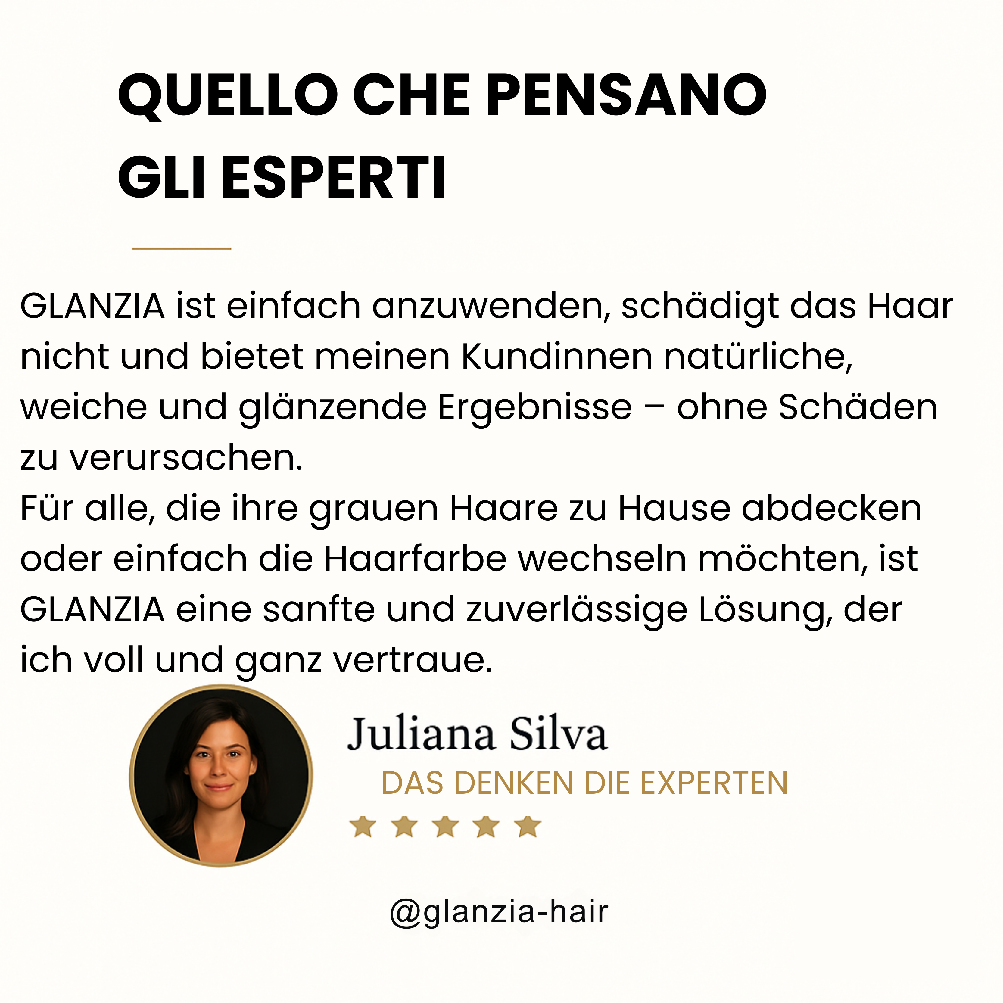 Glanzia – Färbendes Shampoo